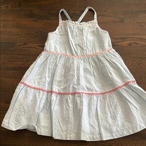 Charming White and Pink Kids Dress